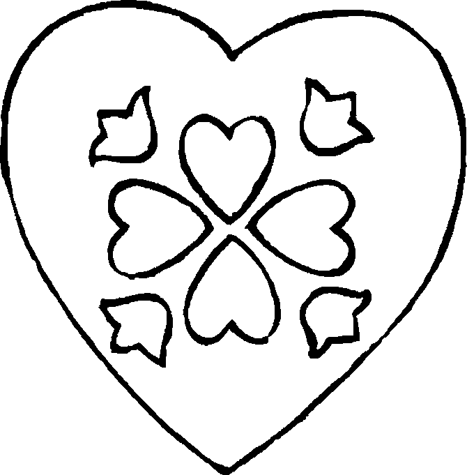 valentine mosaic coloring pages - photo #19