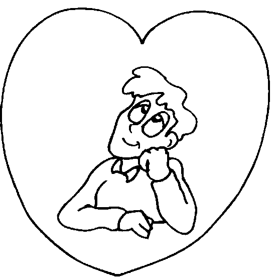 imagenes de amor para colorear. Dibujos para colorear de