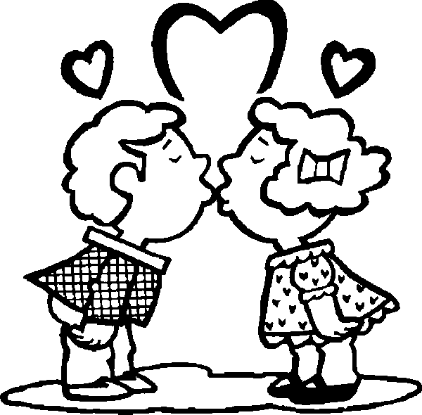 pareja de enamorados. ni os enamorados