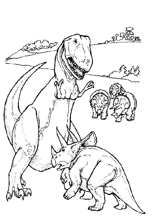Los dinosaurios para pintar - Imagui Los dinosaurios para pintar - Imagui