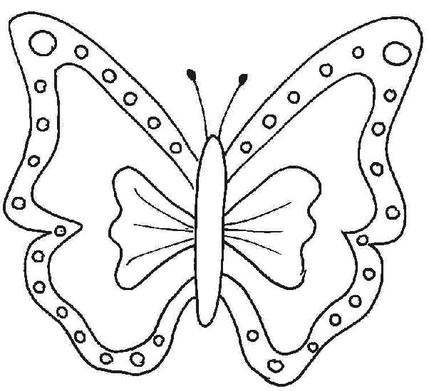 dibujos para colorear de mariposas presentment