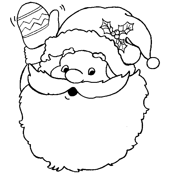 papa noel coloring pages - photo #4