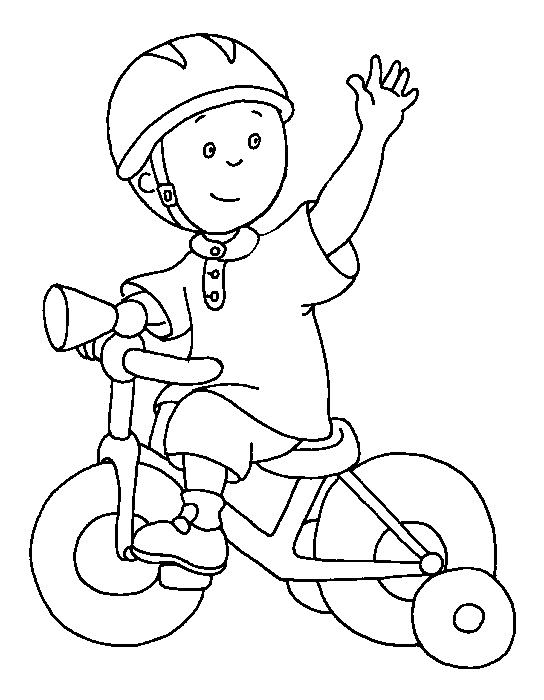 caillou coloring pages halloween goblin - photo #23