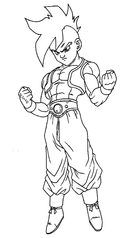 dragon ball para colorear photo