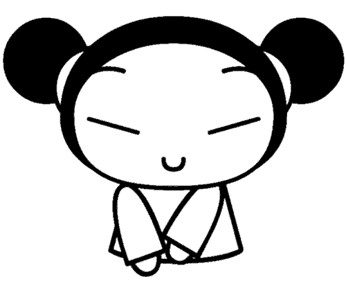 pucca para colorear presentment