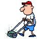Resultado de imagen para jardinero gif animado