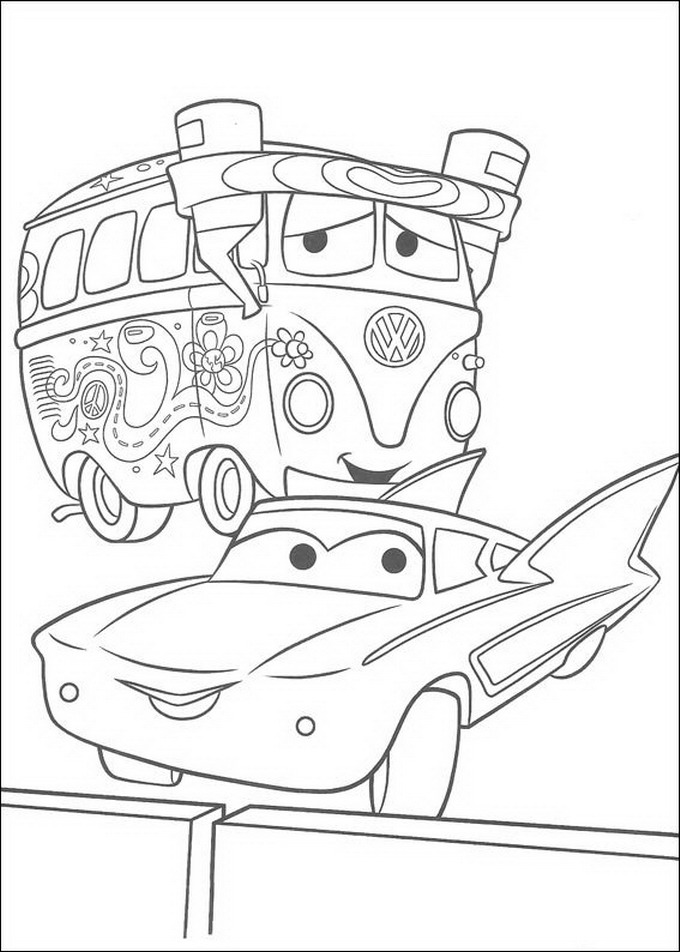 AhiVa! PequeNautas - Plantillas para colorear - Disney - Cars