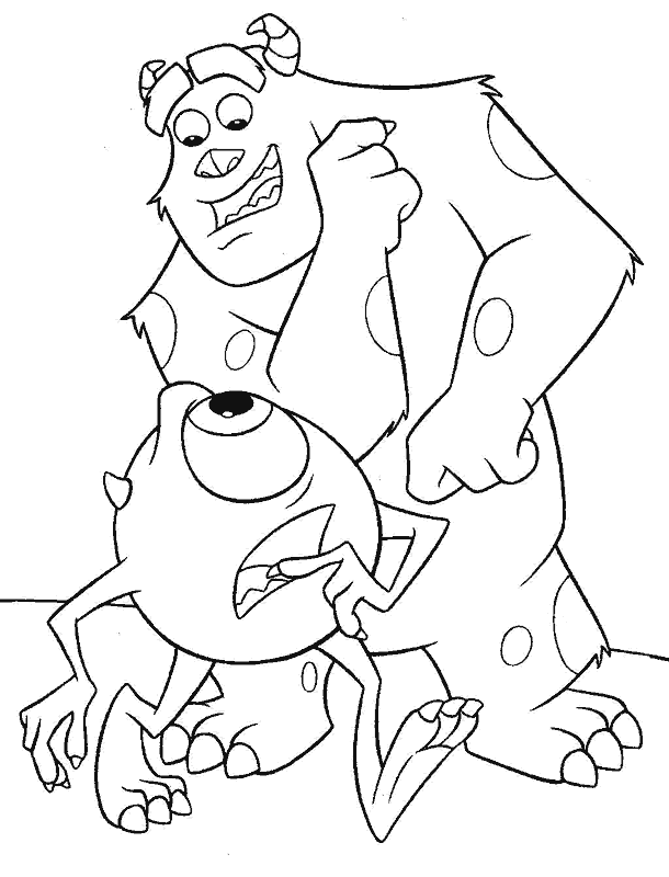 AhiVa! PequeNautas - Plantillas para colorear - Disney - Monsters Inc ahiva-pequenautas-plantillas-para-colorear-disney-monsters-inc