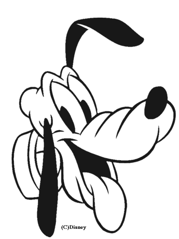 AhiVa! PequeNautas - Plantillas para colorear - Disney - Pluto ahiva-pequenautas-plantillas-para-colorear-disney-pluto