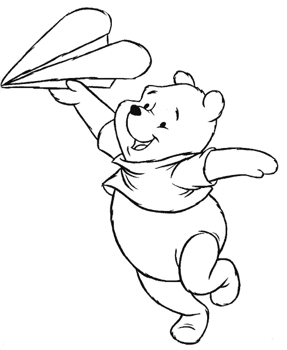 AhiVa! PequeNautas - Plantillas para colorear - Disney - Winnie the Pooh
