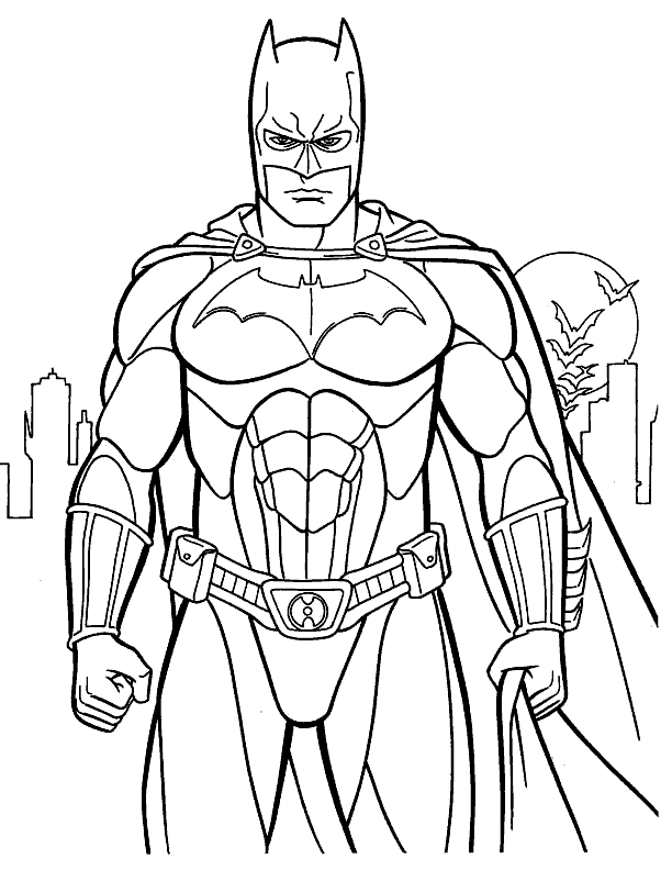 Top 57+ imagen dibujos de batman para colorear 