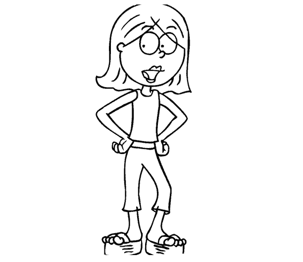 AhiVa! PequeNautas - Plantillas para colorear - Personajes - Lizzie McGuire AhiVa! PequeNautas - Plantillas para colorear - Personajes - Lizzie McGuire