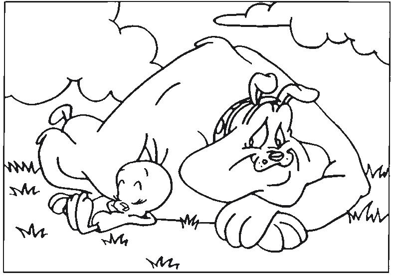 AhiVa! PequeNautas Plantillas para colorear Personajes - Piolin