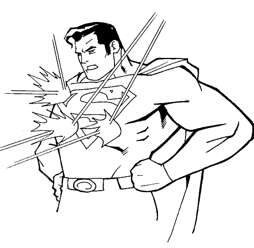 Superman  descargar gratis dibujos para colorear